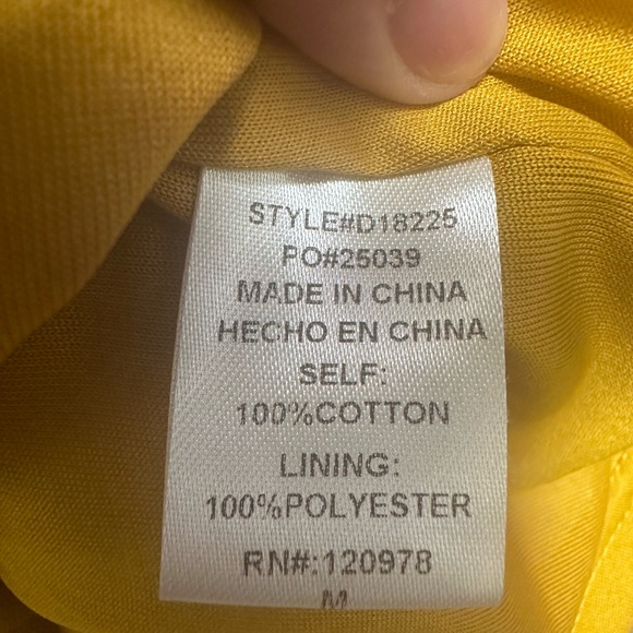 Entro mustard & pink floral mini dress - Picture 7 of 7